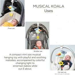 taf toys κρεμαστό παιχνίδι Musical Koala ΠΑΙΧΝΙΔΙΑ 0-6 ΜΗΝΩΝ